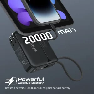 پاوربانک پرومیت مدل POWERPACK-20PRO ظرفیت 20000 میلی آمپر ساعت